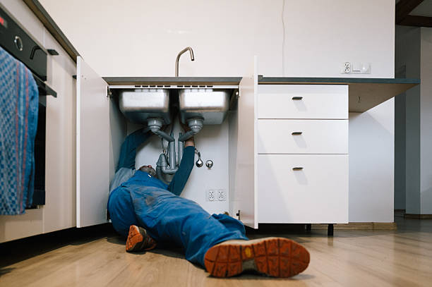 Professional Plumbing technician working in New Castle, VA